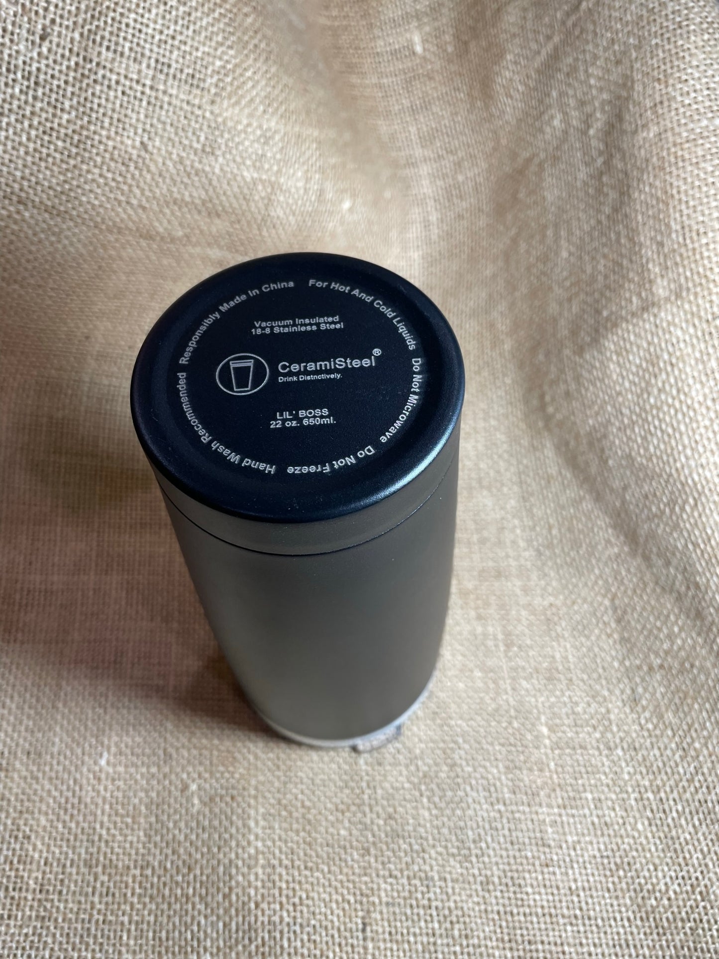 Vacuum Insulated CeramiSteel Tumbler, Travel Mug