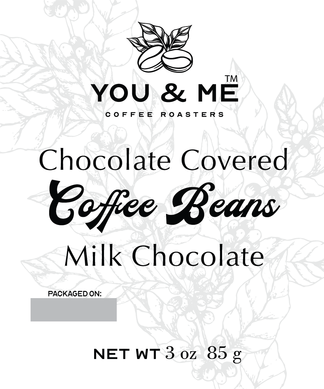 Milk Chocolate Covered Costa Rican Coffee Beans You & Me Coffee Roasters