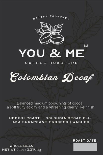 Colombia Decaf Sugar Cane Process