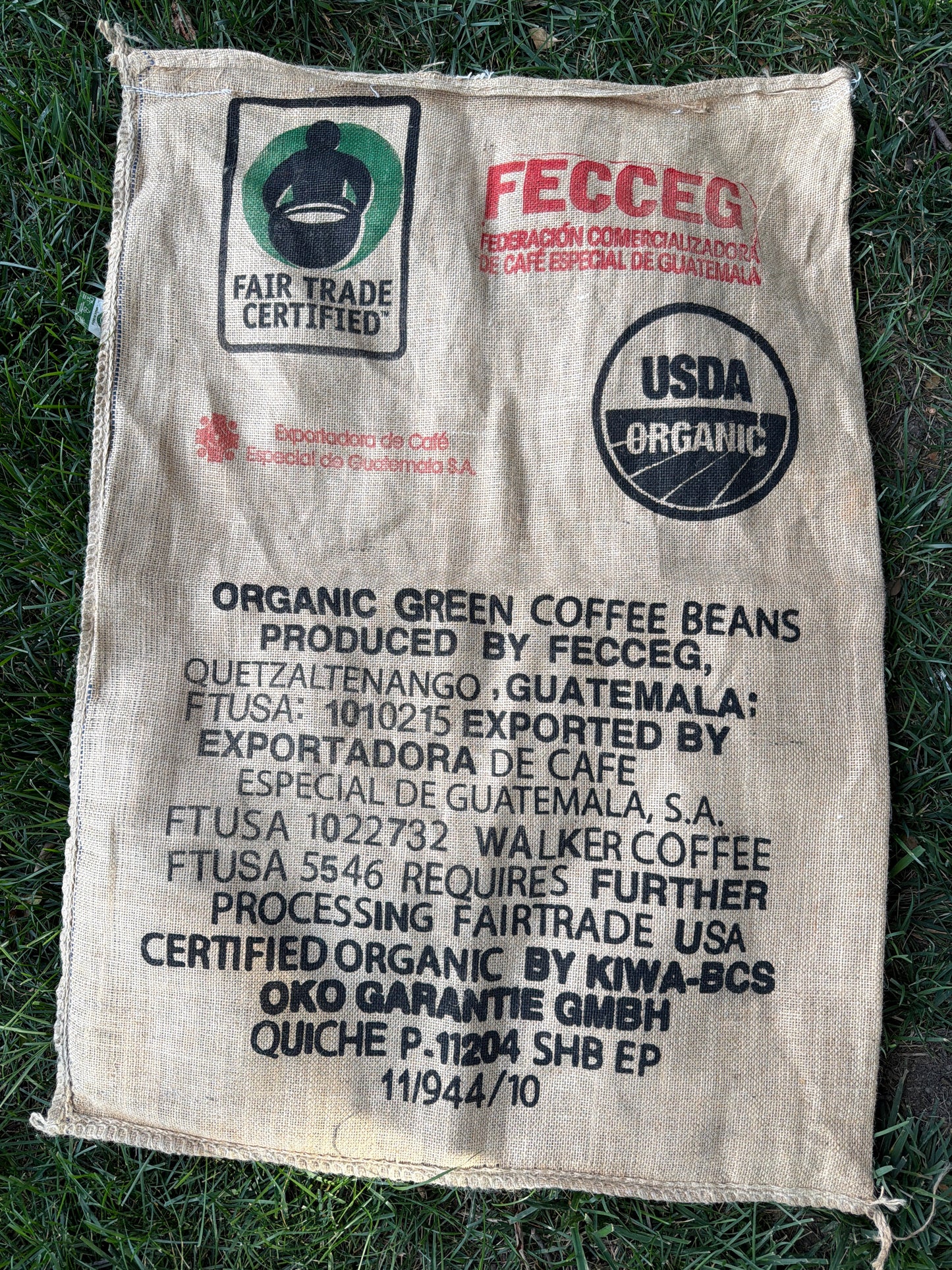 Jute / Burlap Coffee Bags