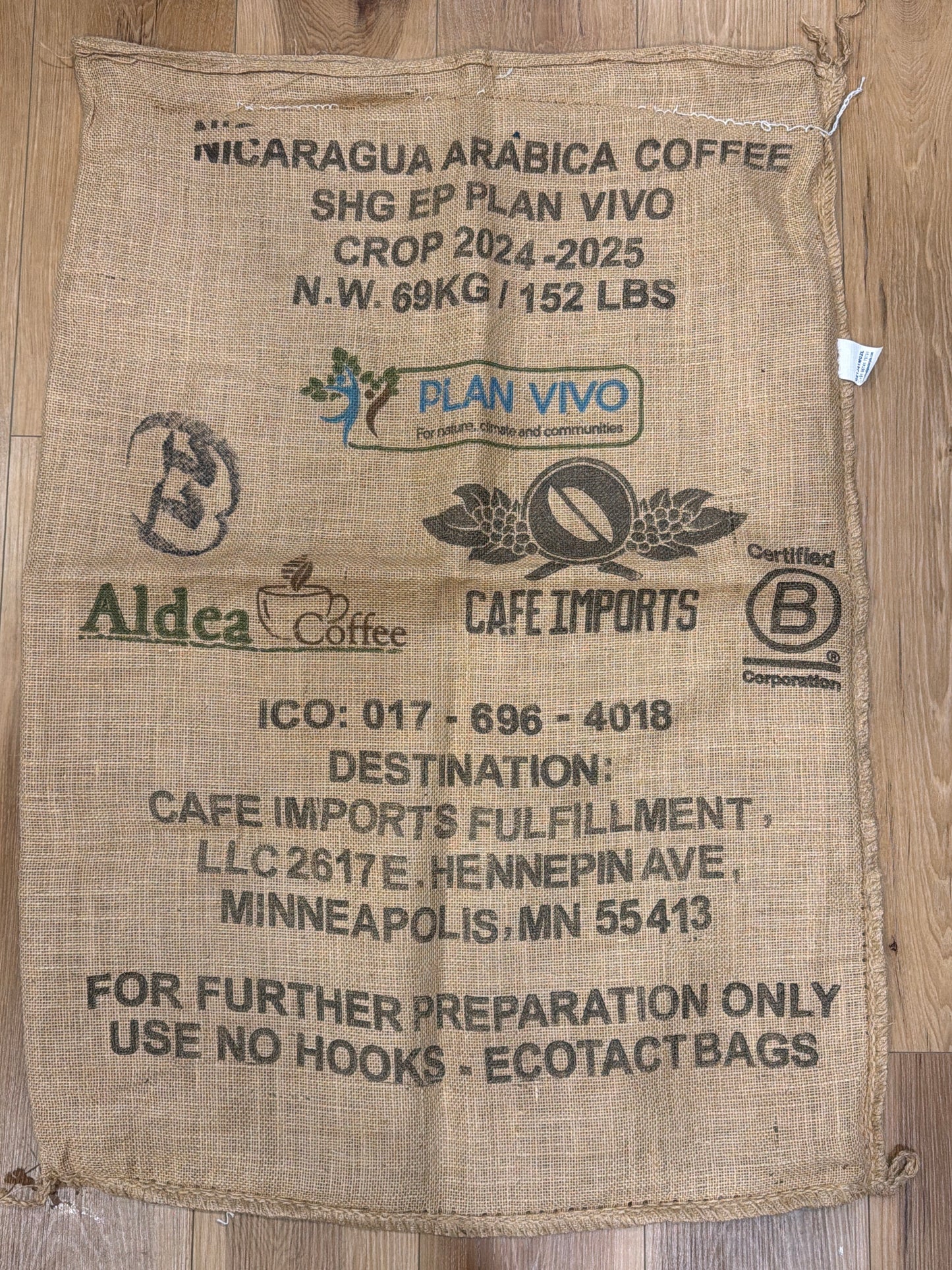 Jute / Burlap Coffee Bags