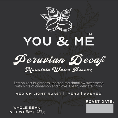 Peruvian Decaf - Mountain Water Process